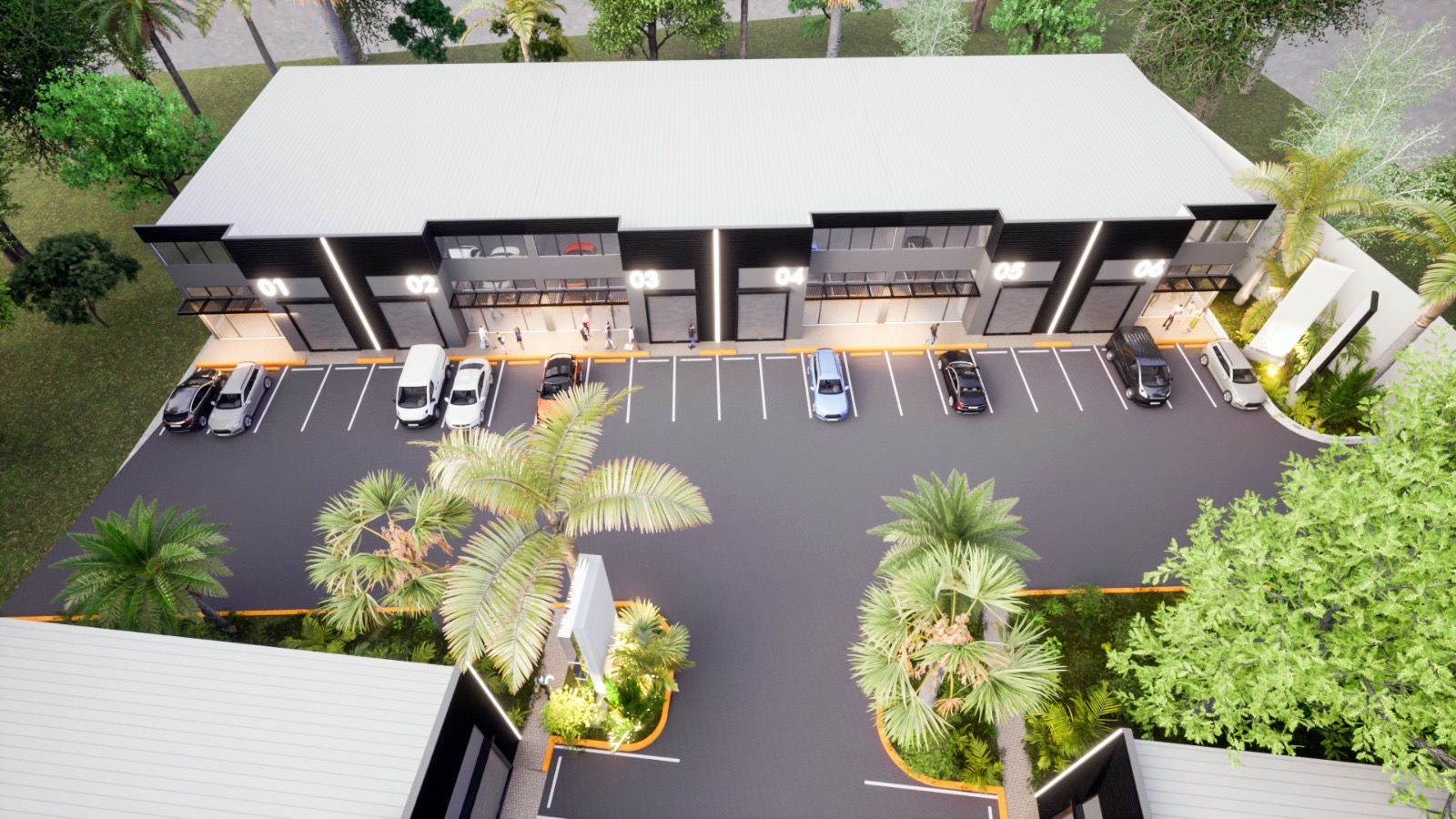 Ingenieros supervisando la construcción de una estructura metálica